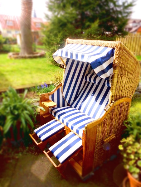Original Strandkorb wieder aufgearbeitet (Quelle: Privat) Original Strandkorb wieder aufgearbeitet (Quelle: Privat)